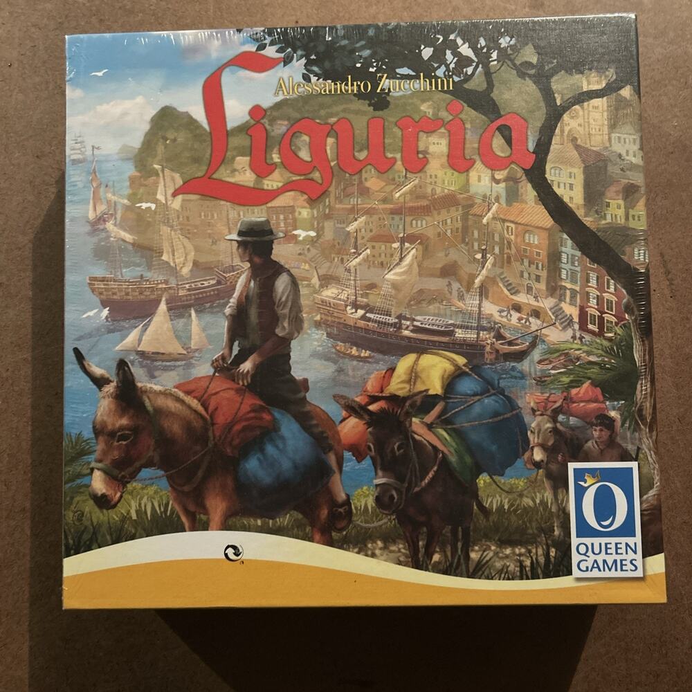 Liguria Board Game Queen Games BRAND NEW SEALED, ORIGINAL English/French